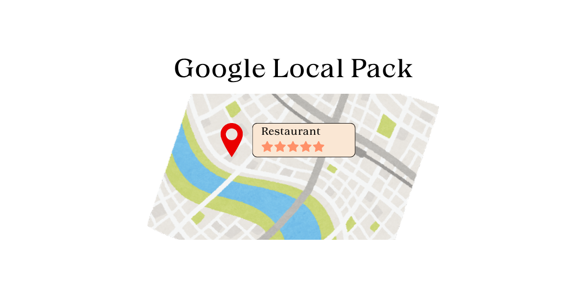 An illustration of "Google Local Pack"