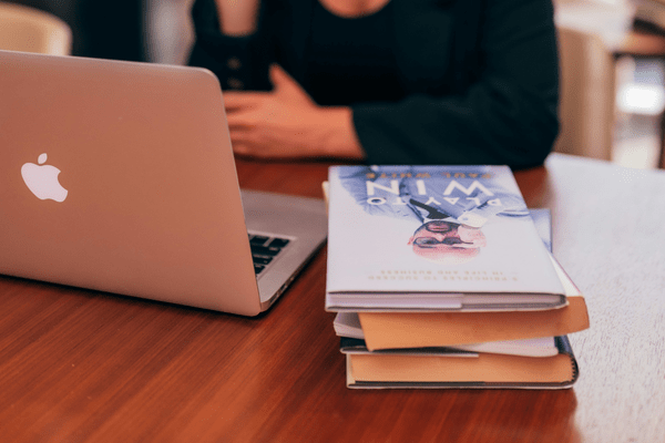woman running a business working on squarespace seo