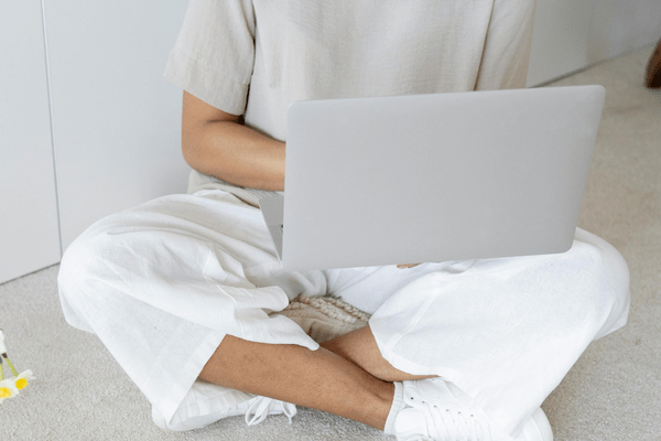 marketing funnel on a laptop