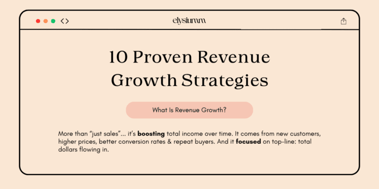 revenue growth strategies