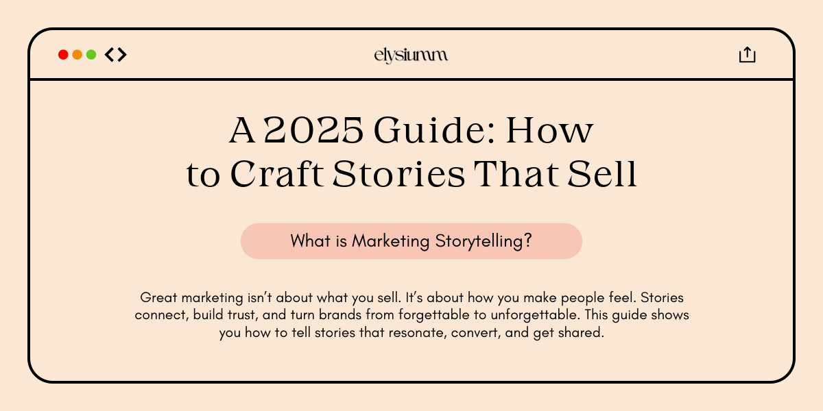 what is Marketing Storytelling